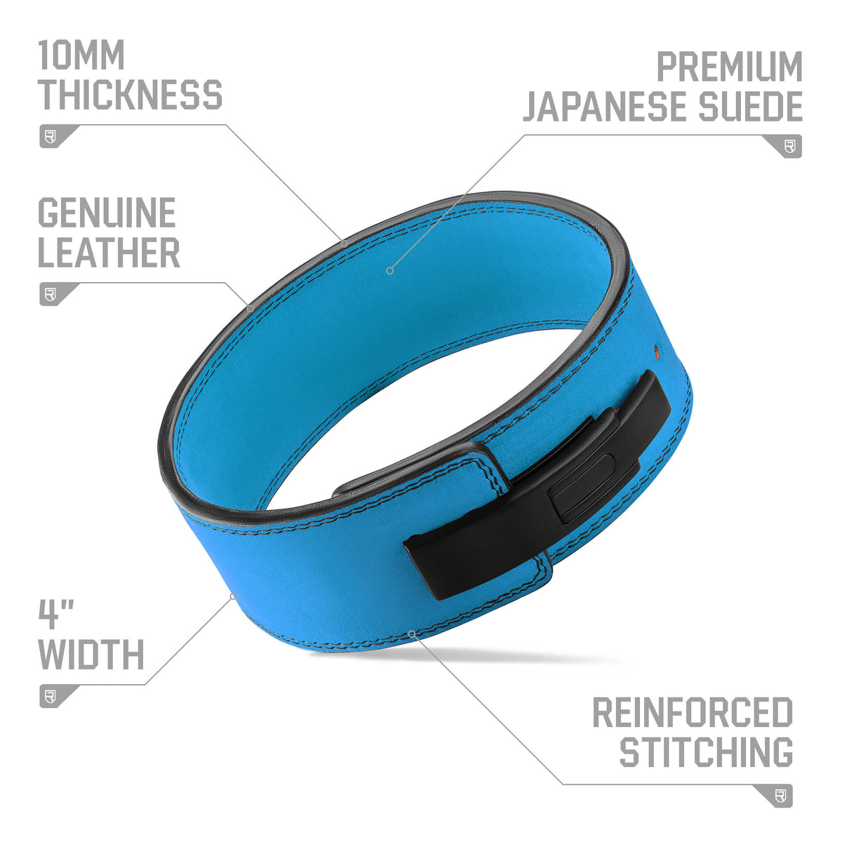 10mm Lever Belt - Blue