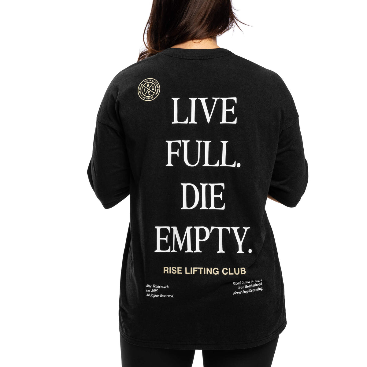 Women - Die Empty Oversized T-Shirt - Black