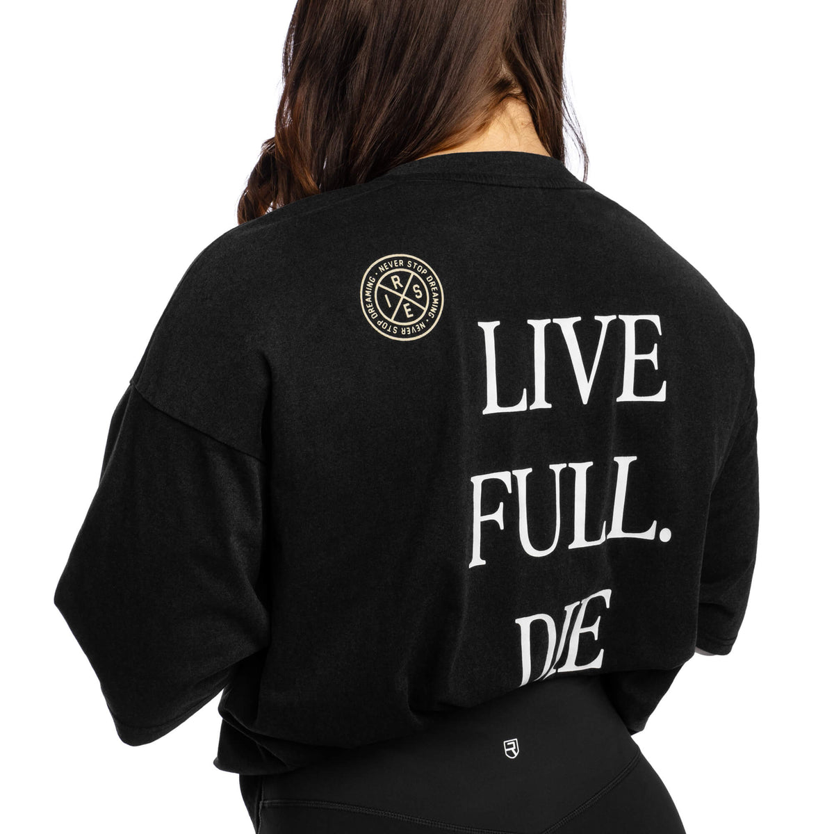 Women - Die Empty Oversized T-Shirt - Black