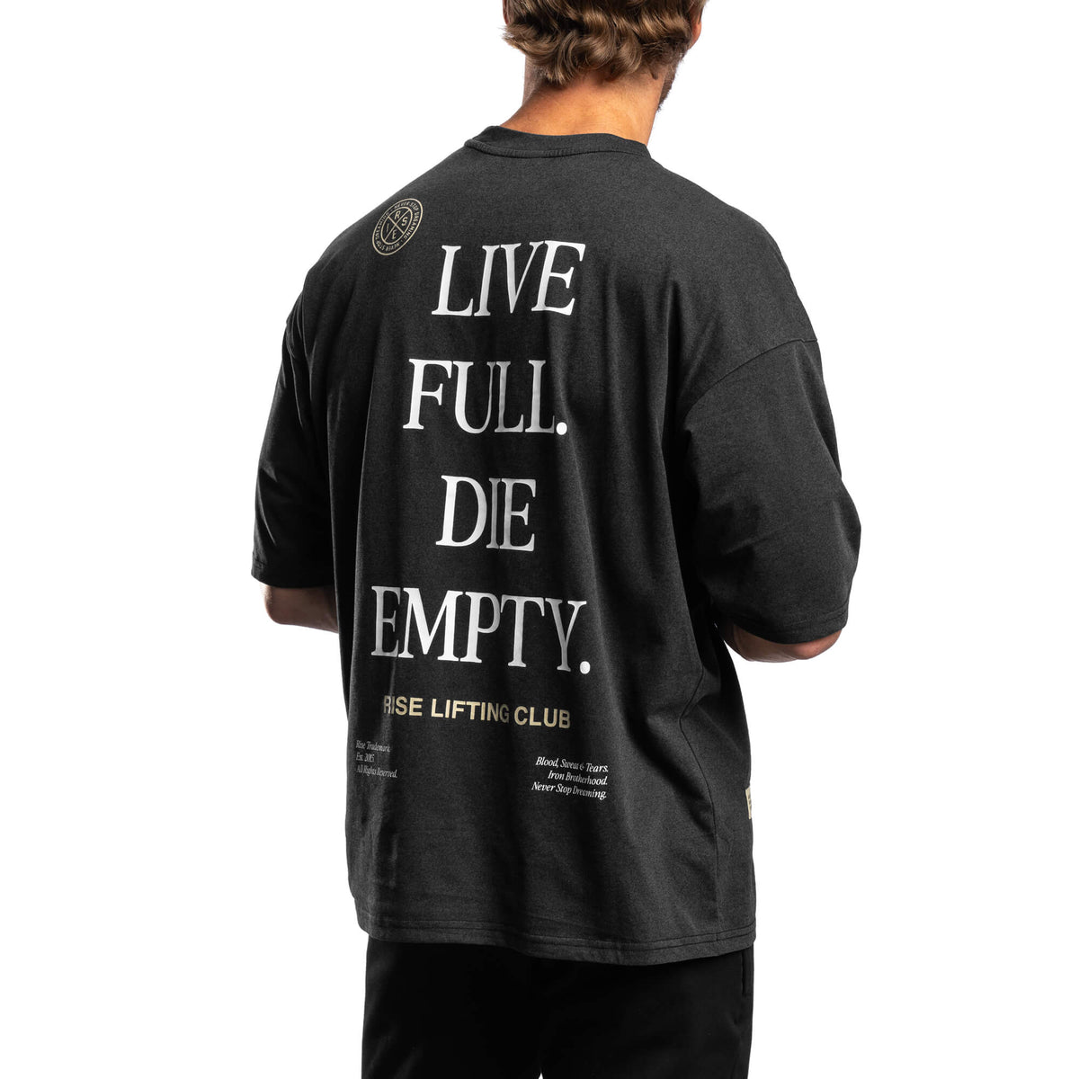 Men - Die Empty Oversized T-Shirt - Black
