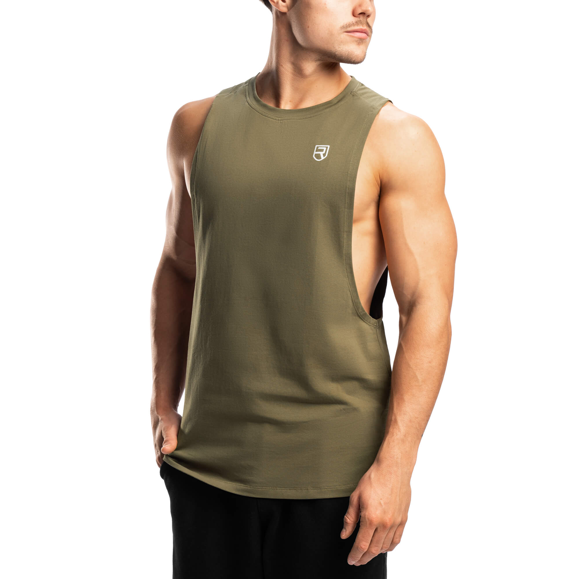 Elemental Tank Top - Army Green