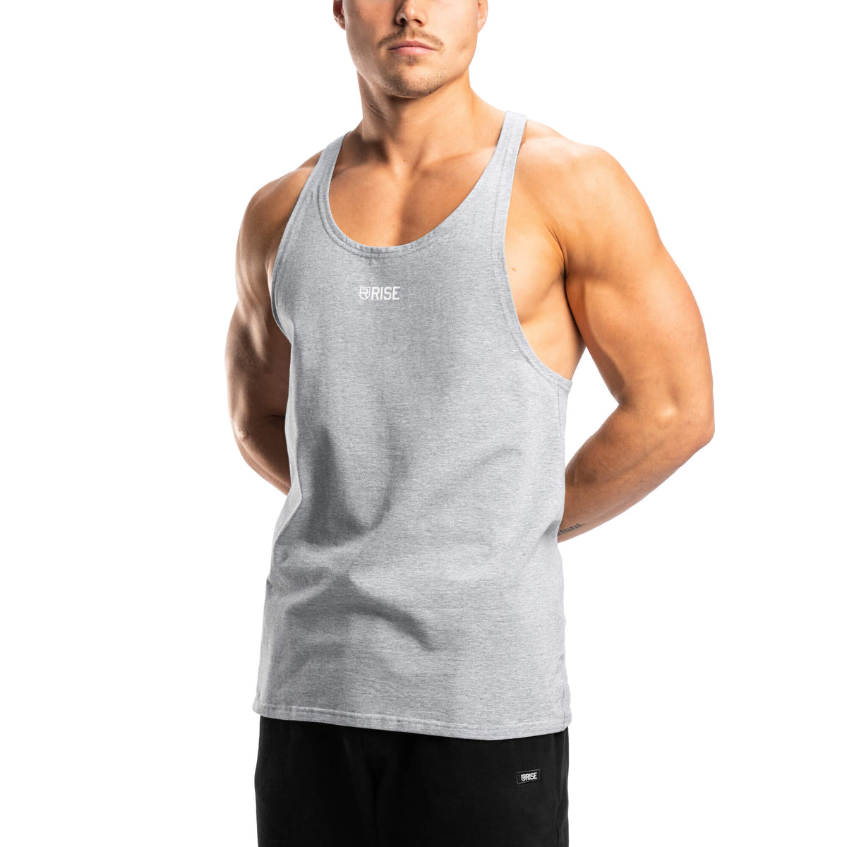 Essential Stringer - Light Grey Marl