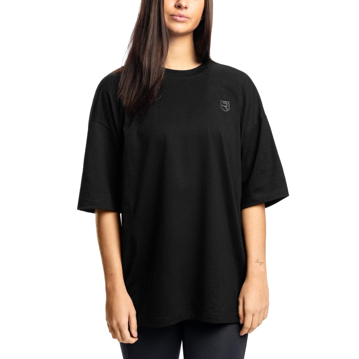 Women - Ignite Oversized T-Shirt - Black on Black
