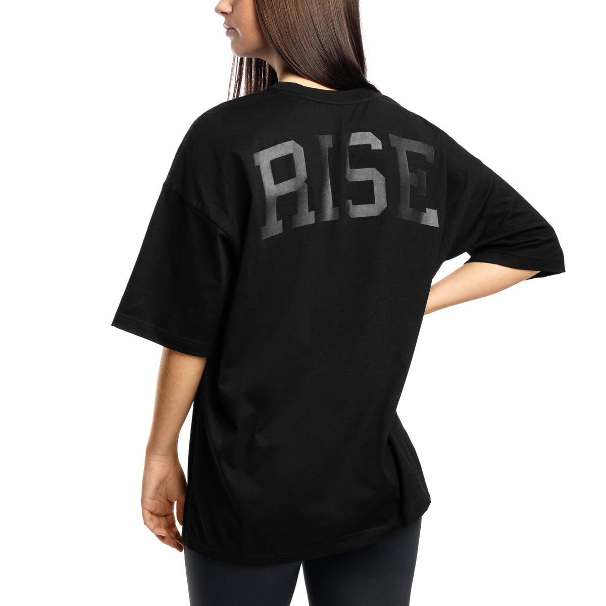 Women - Ignite Oversized T-Shirt - Black on Black