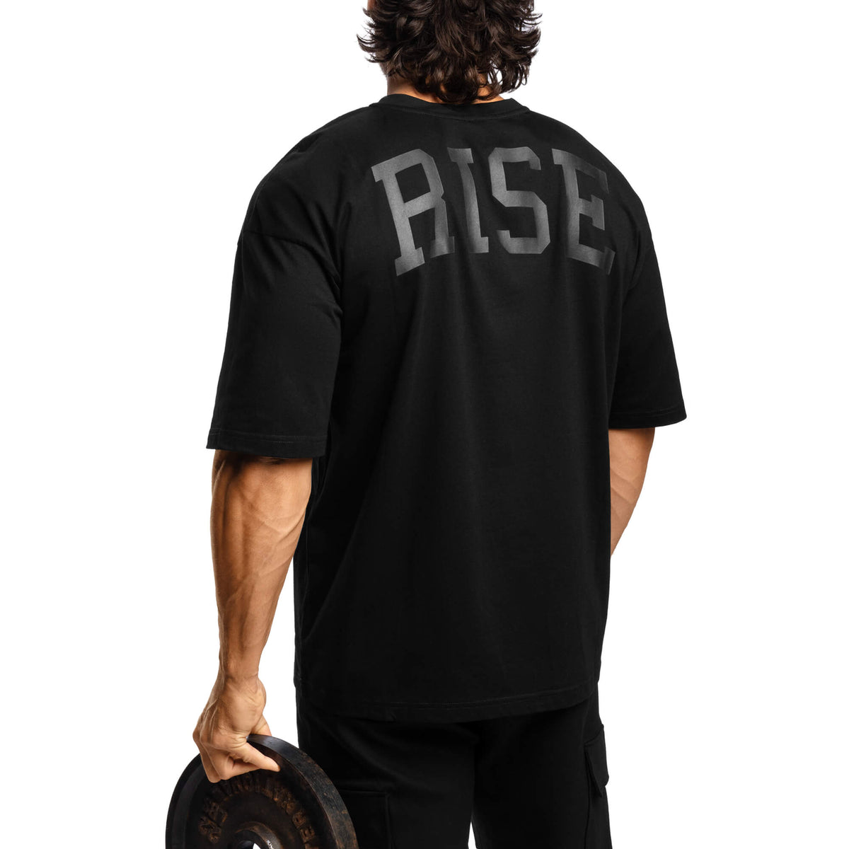 Ignite Oversized T-Shirt - Black on Black - Rise