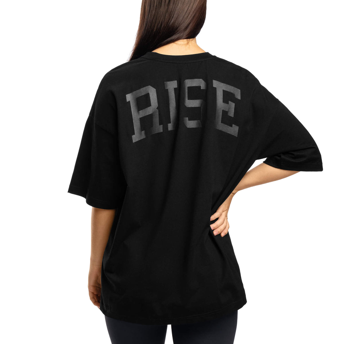 Women - Ignite Oversized T-Shirt - Black on Black