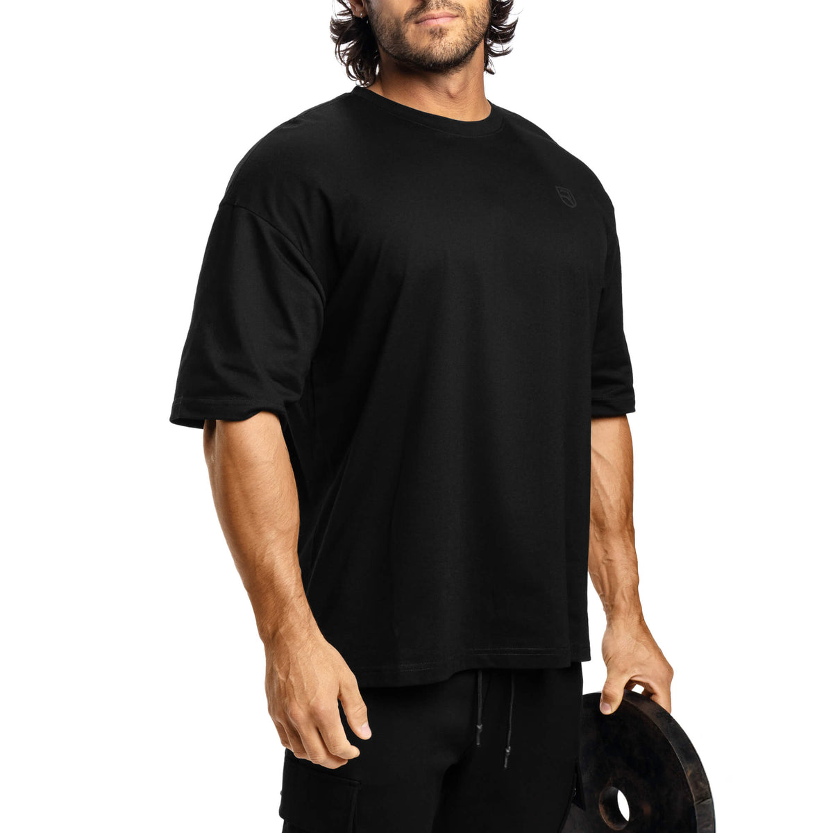 Ignite Oversized T-Shirt - Black on Black - Rise