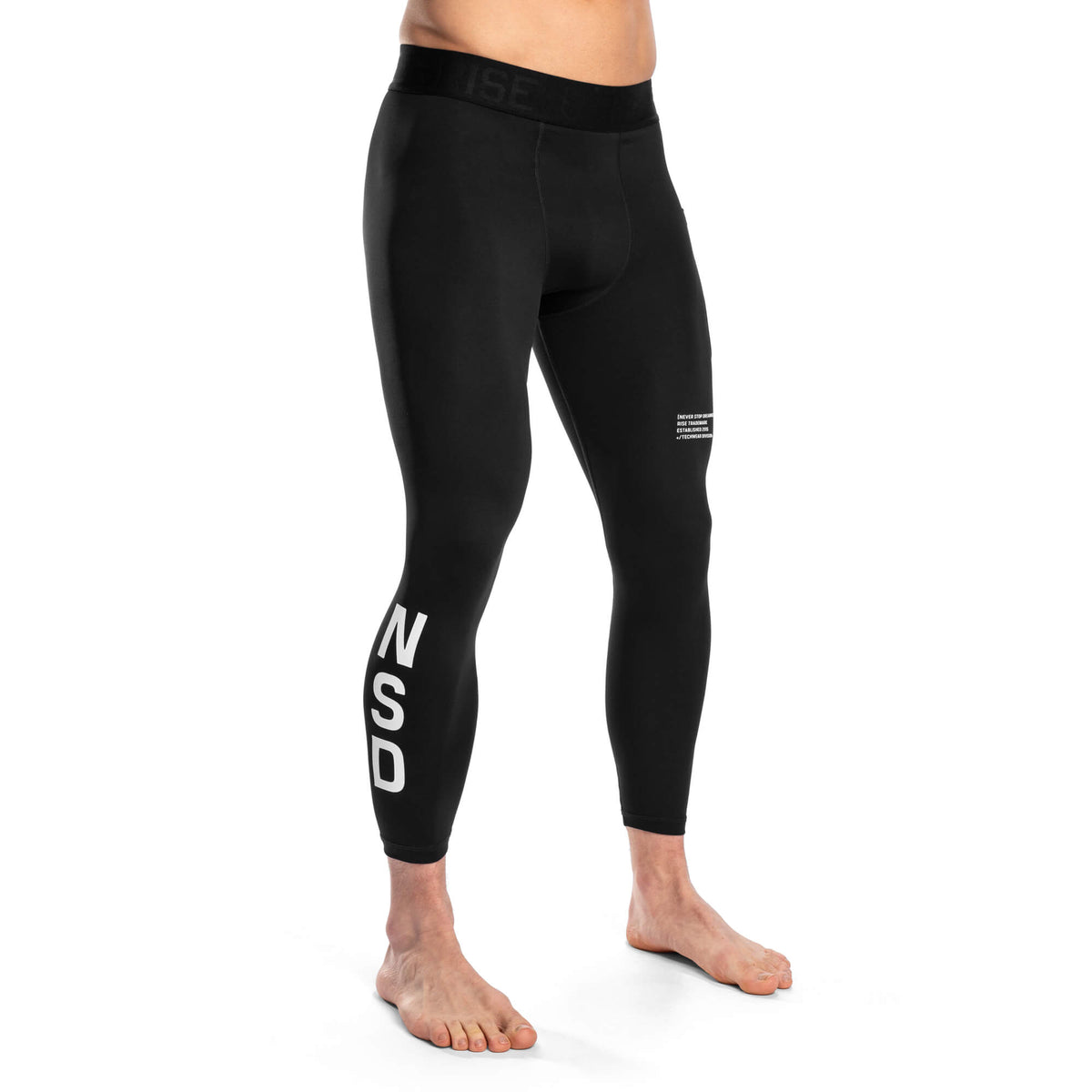 NSD Tech 7/8 Baselayer Tights - Black Optic