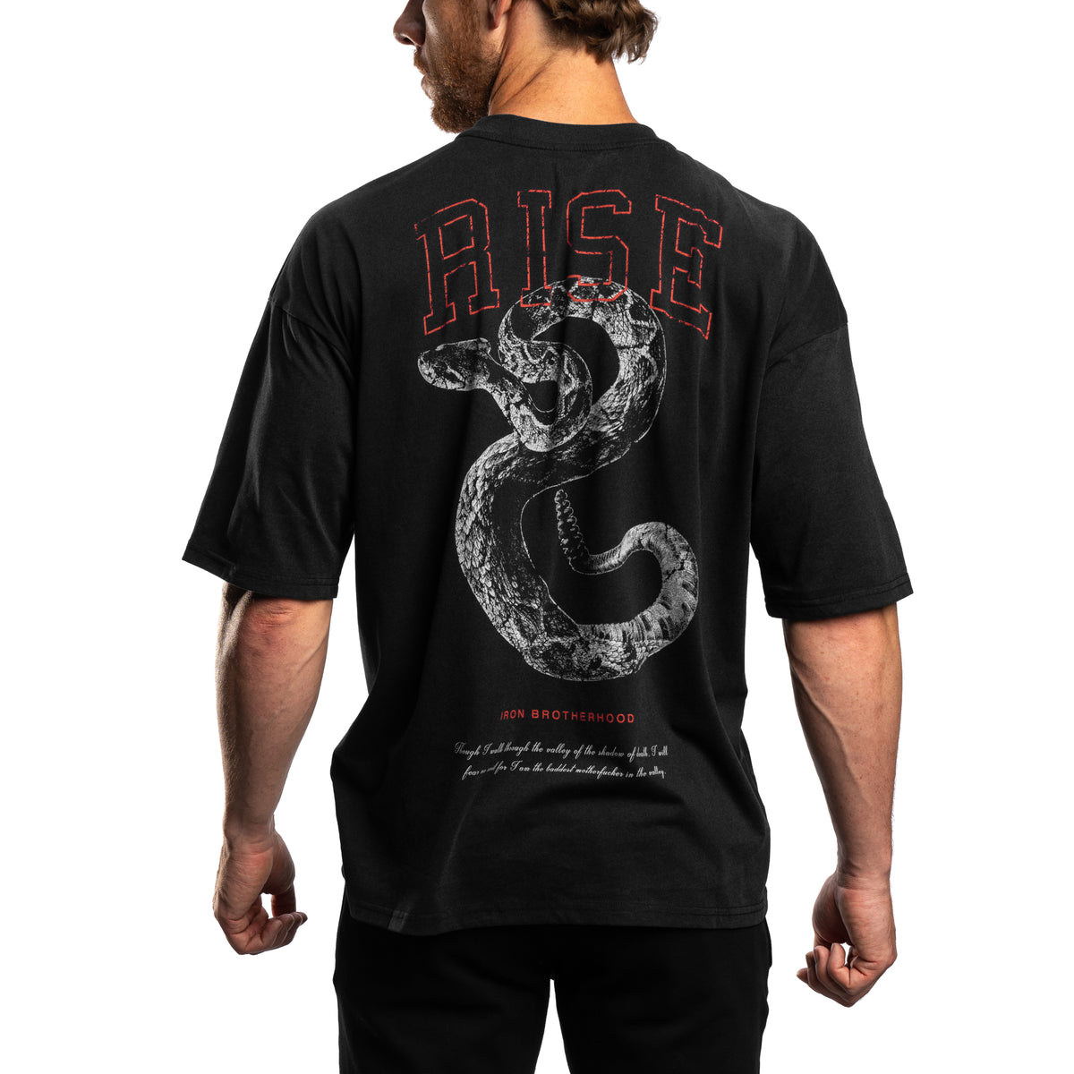 Men - Fear No Evil Oversized T-Shirt - Black
