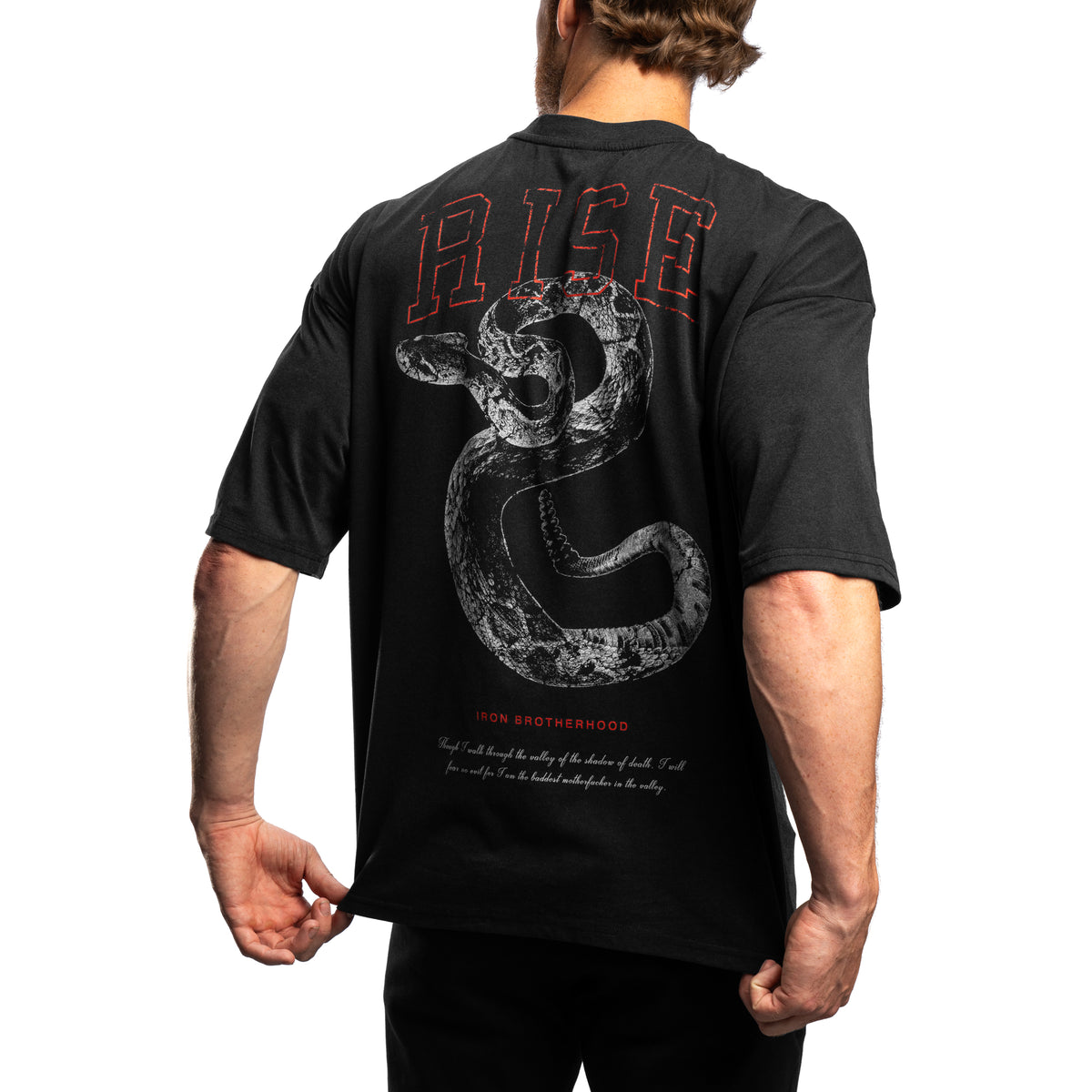 Men - Fear No Evil Oversized T-Shirt - Black
