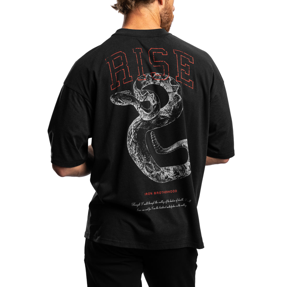 Men - Fear No Evil Oversized T-Shirt - Black