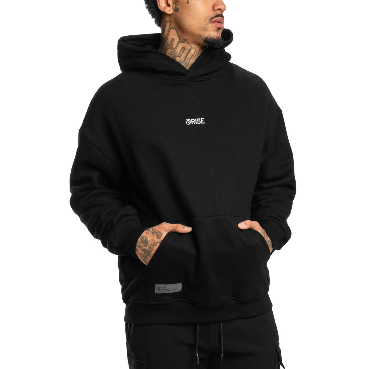 Men - Unbreakable Oversized Hoodie - Black