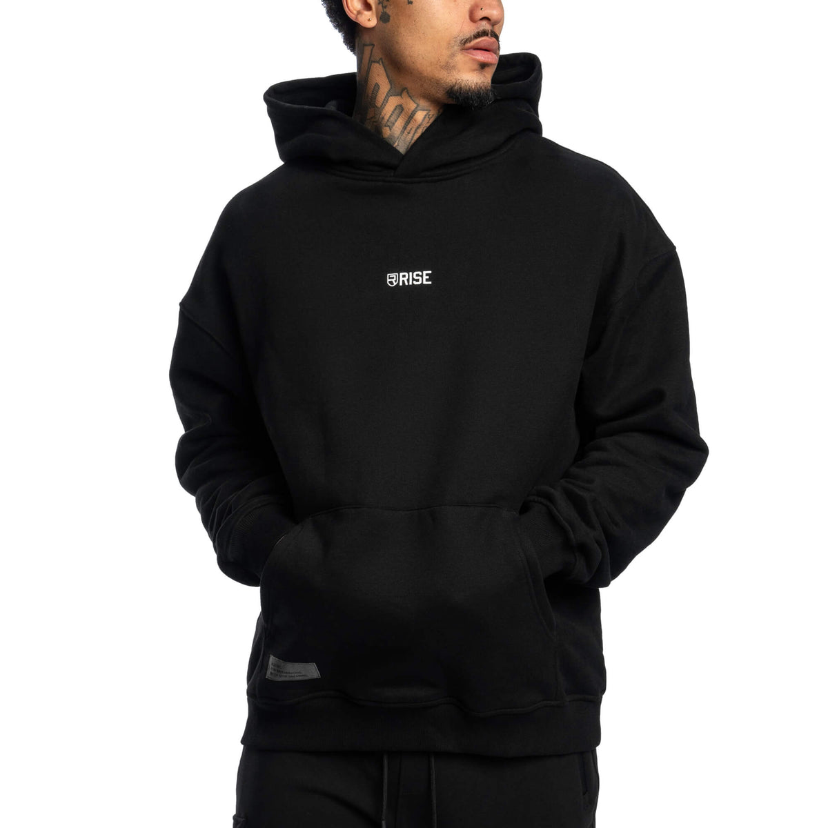 Men - Unbreakable Oversized Hoodie - Black