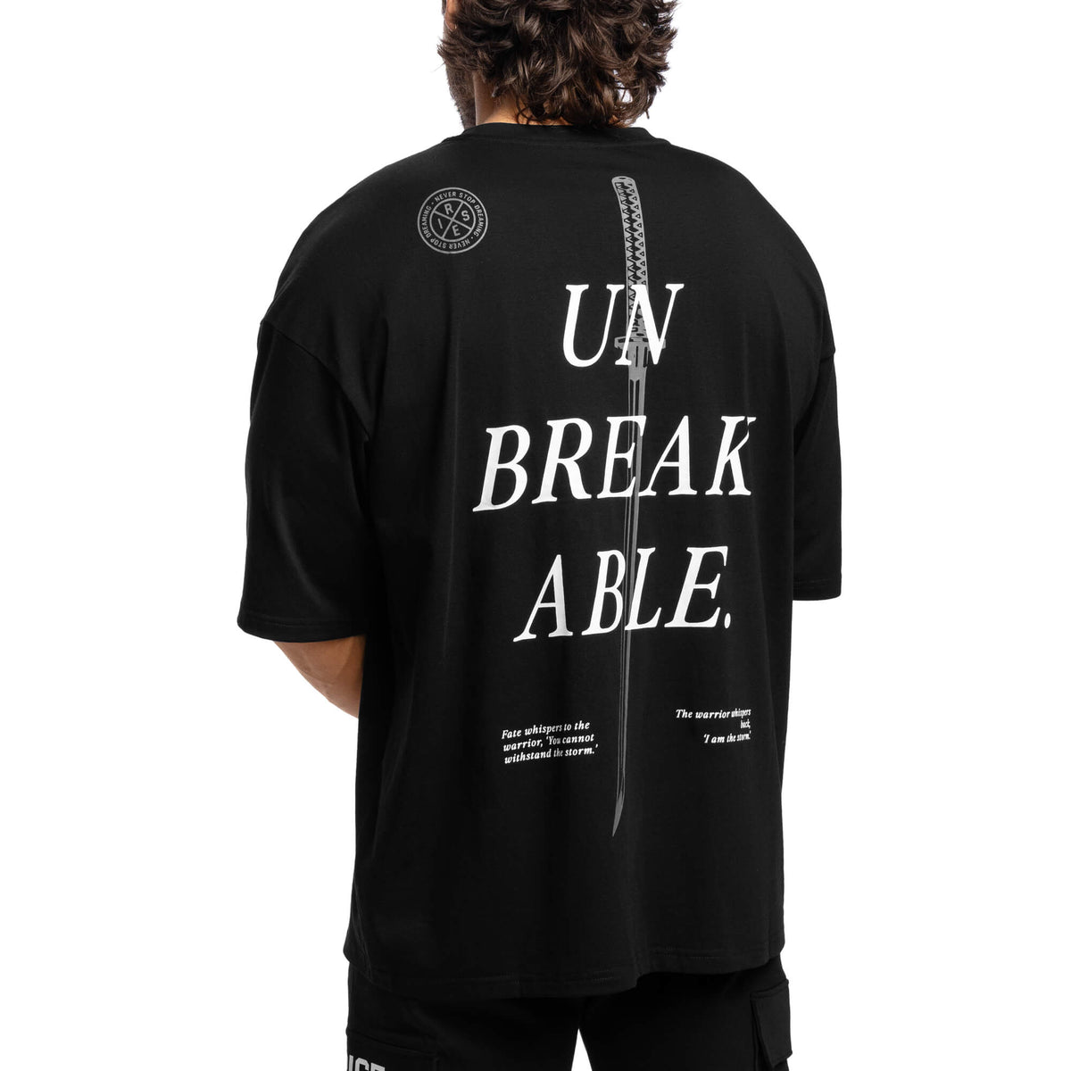 Men - Unbreakable Oversized T-Shirt - Black