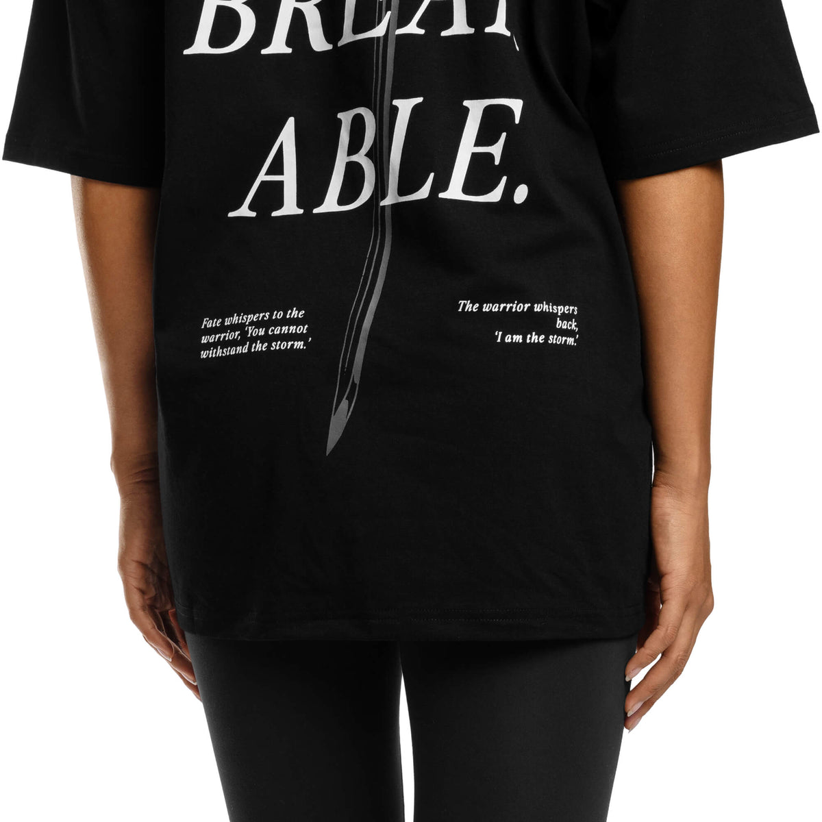 Women - Unbreakable Oversized T-Shirt - Black