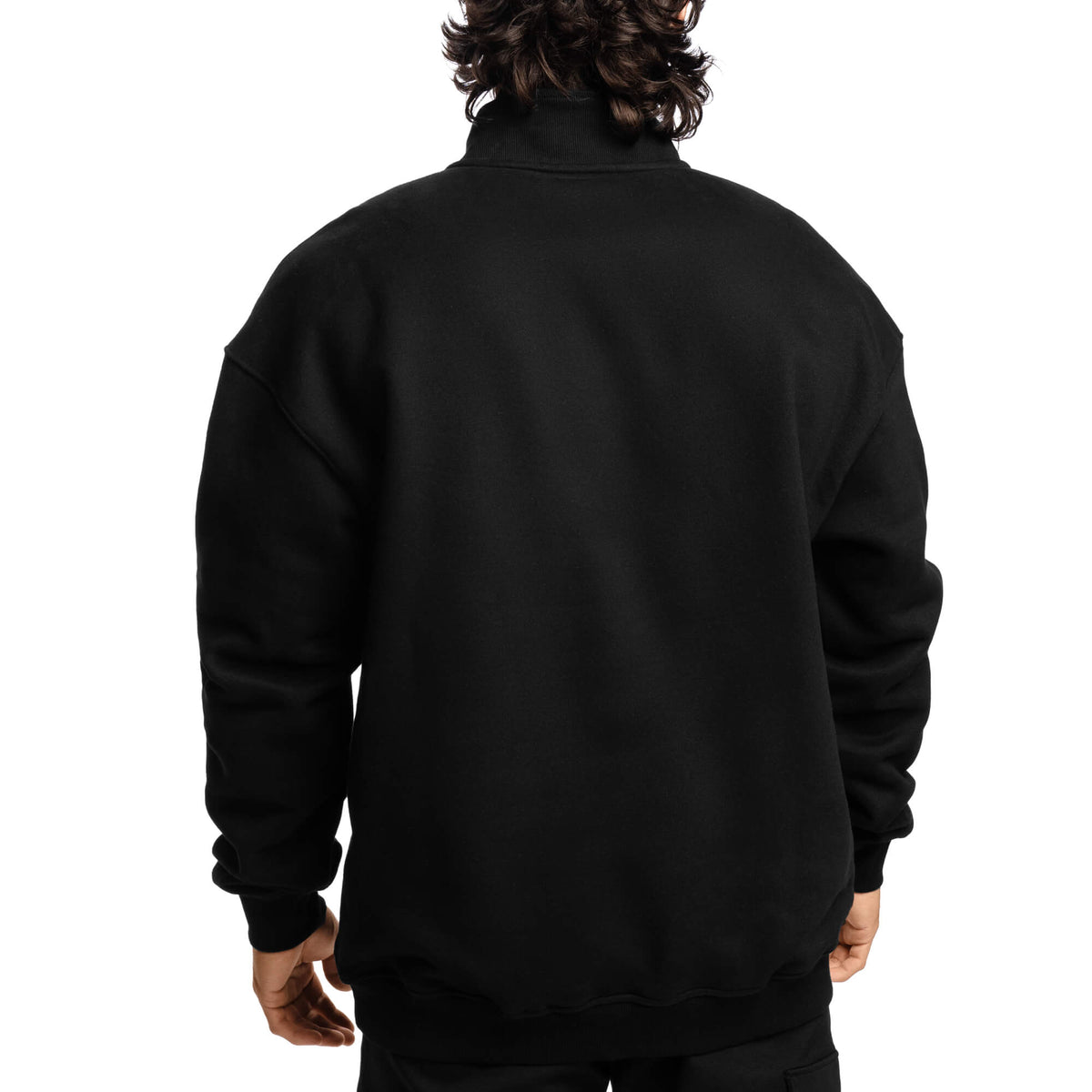 Men - Comfy Crew Half Zip - Black