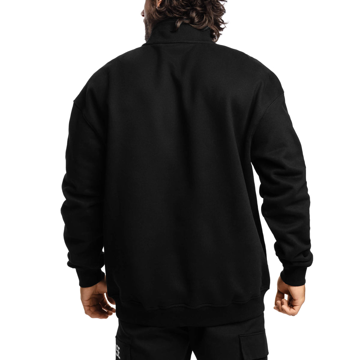 Men - Comfy Crew Half Zip - Black