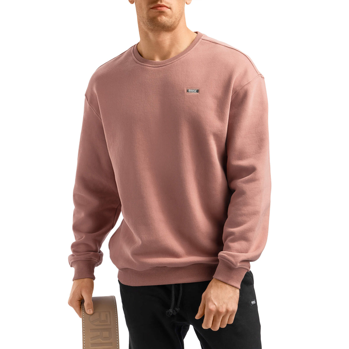 Men - Comfy Crewneck - Dusty Pink