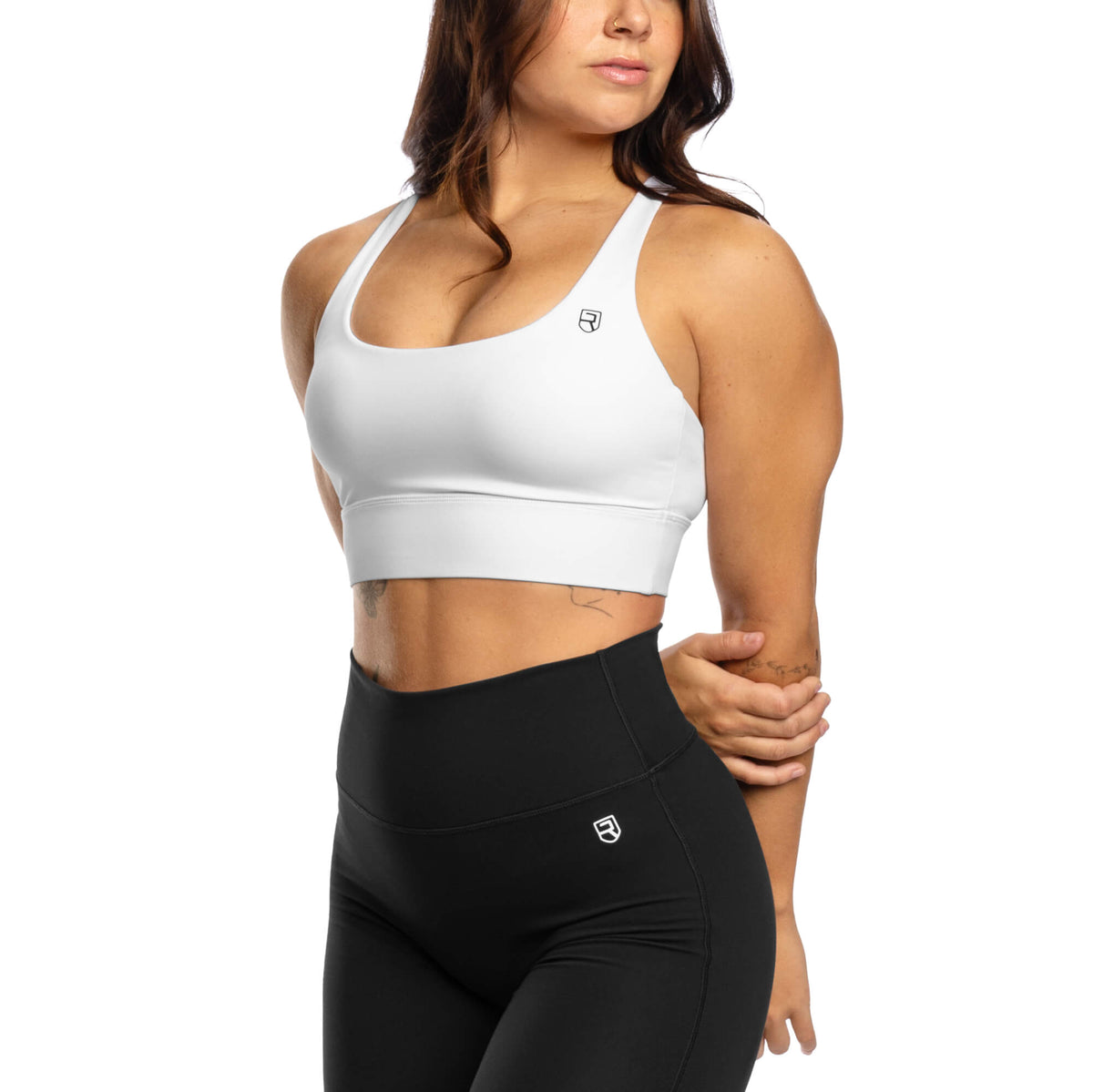 Limitless Sports Bra White Rise