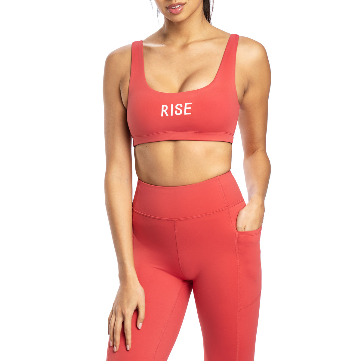 Alert Sports Bra - Coral