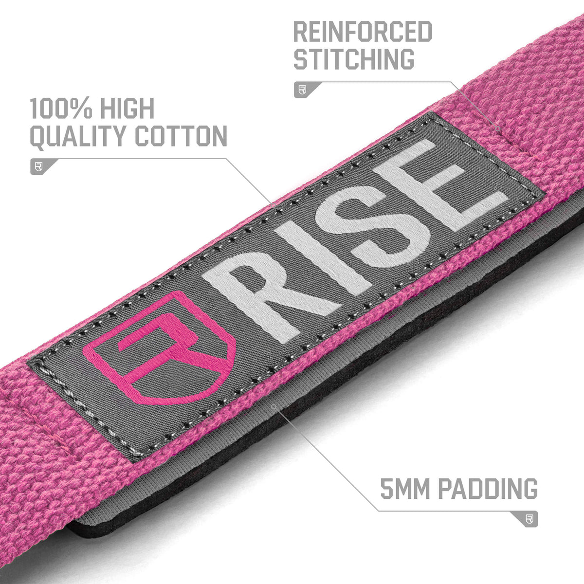 Women&#39;s Lifting Straps – Pink