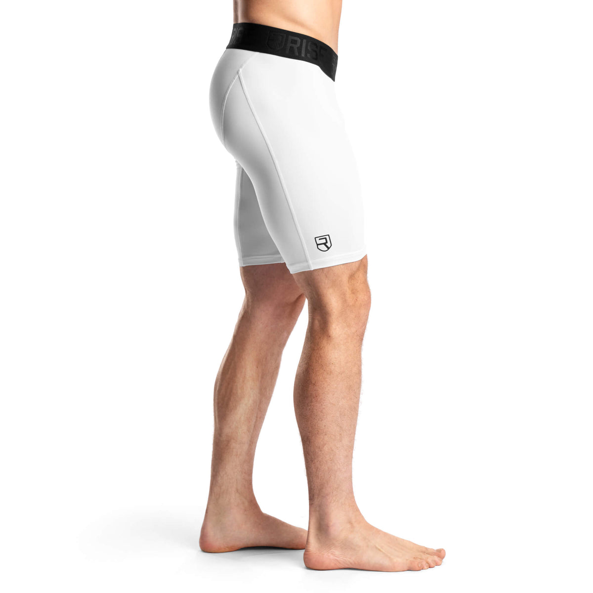Active Dry Compression Shorts - White