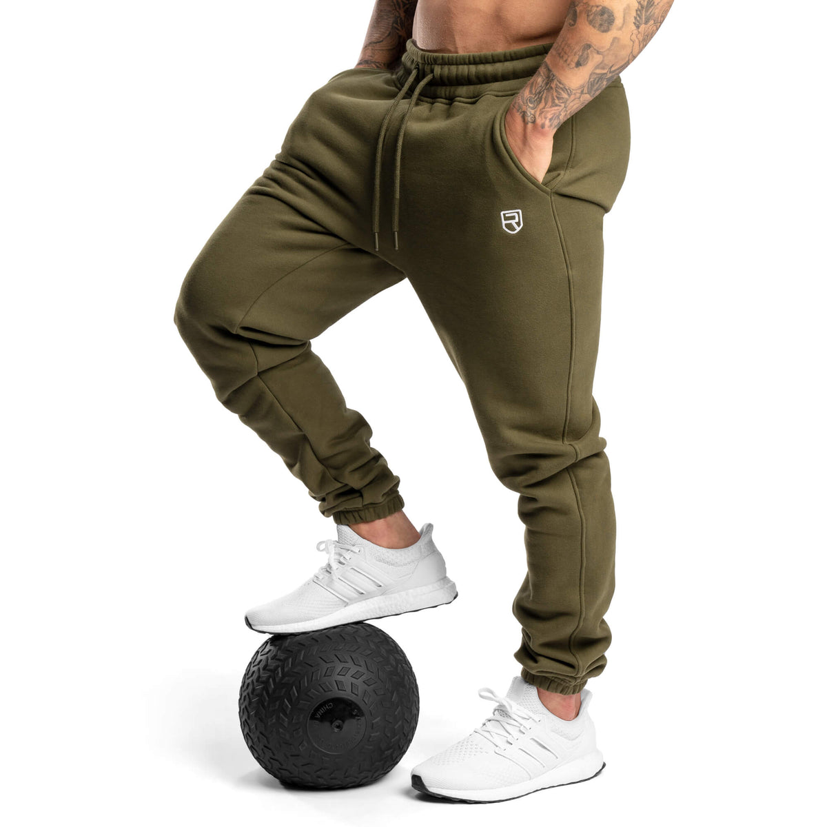 Comfy Joggers Army Green Rise - Main Image