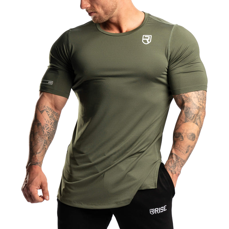 Level T-Shirt - Army Green - Rise