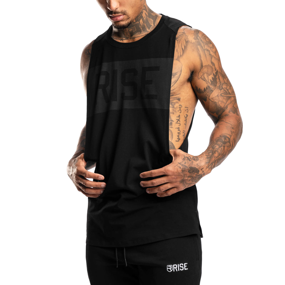 Motion Tank Top – Black on Black