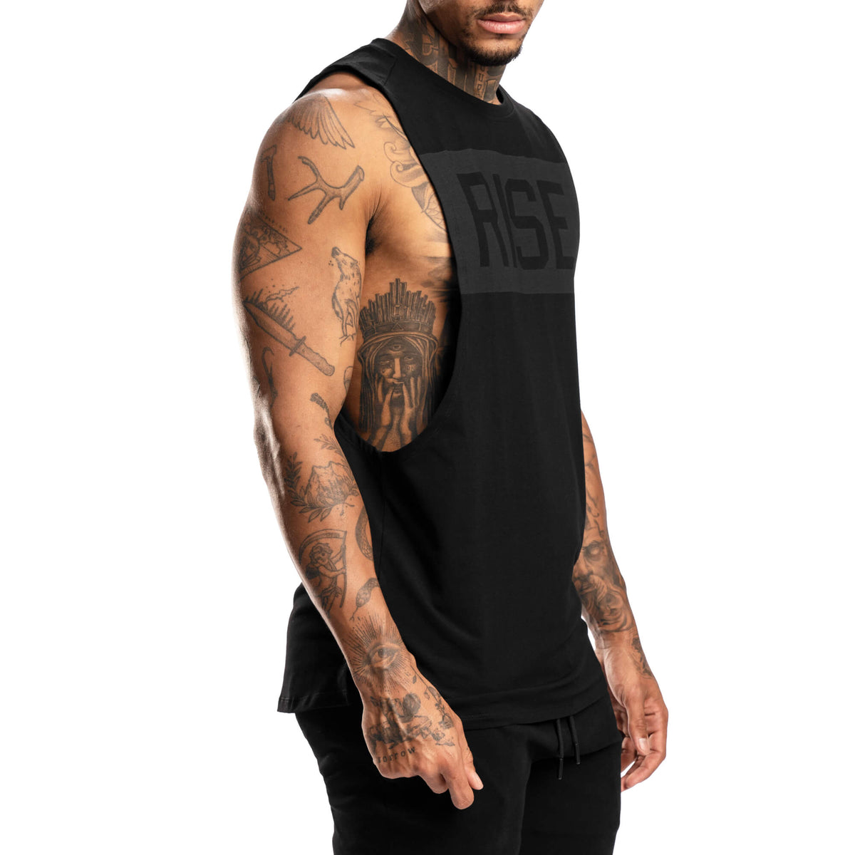 Motion Tank Top – Black on Black