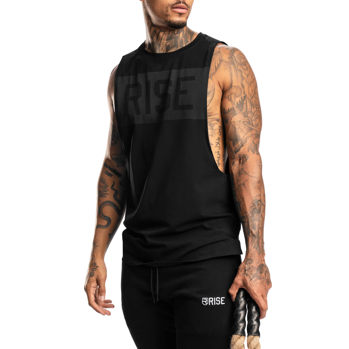 Motion Tank Top – Black on Black
