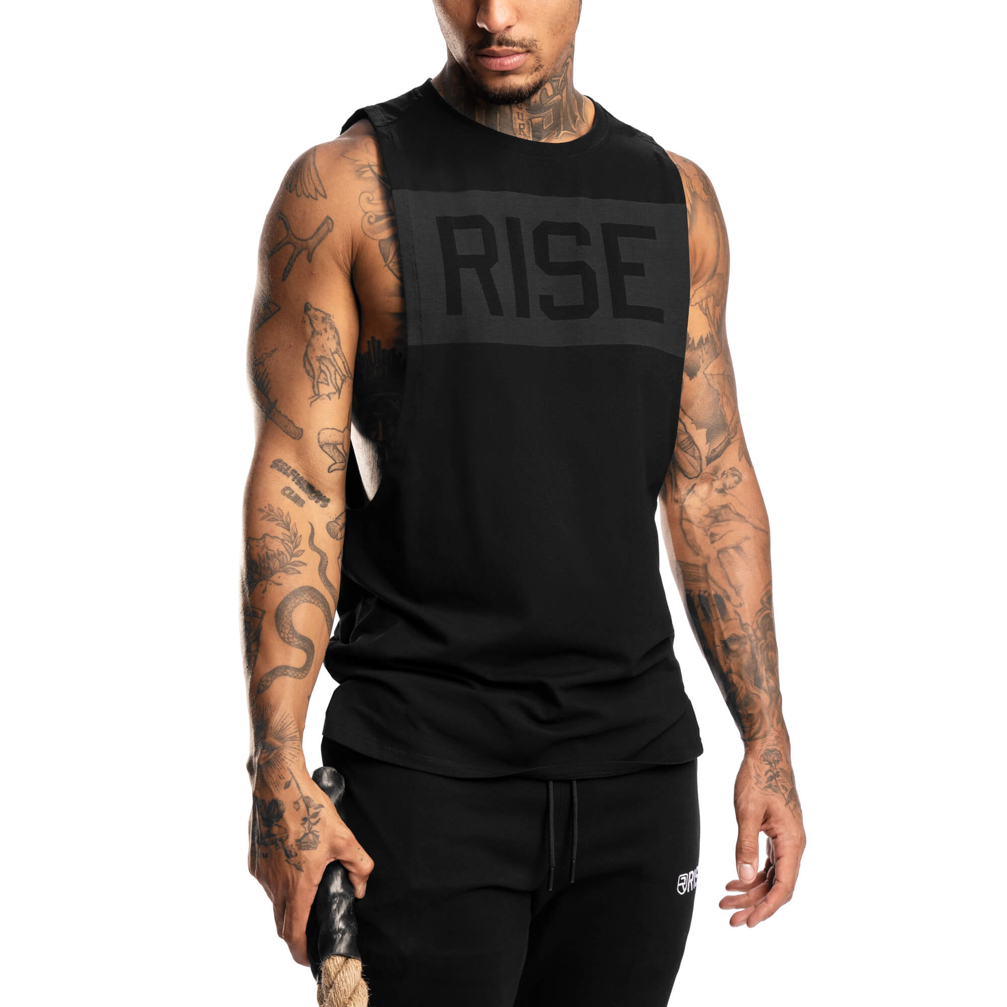 Motion Tank Top – Black on Black