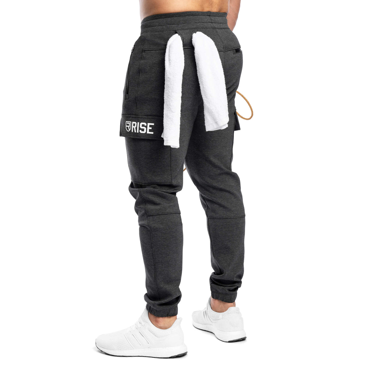 Rest Later Pants - Charcoal Marl