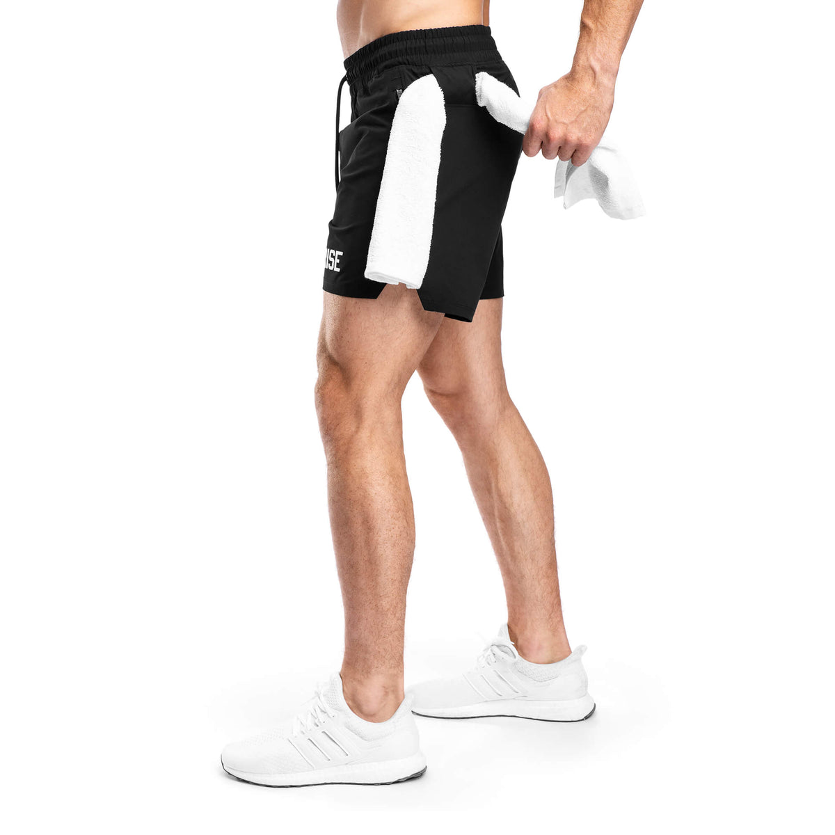 Rest Later Shorts 5&quot; - Black Optic