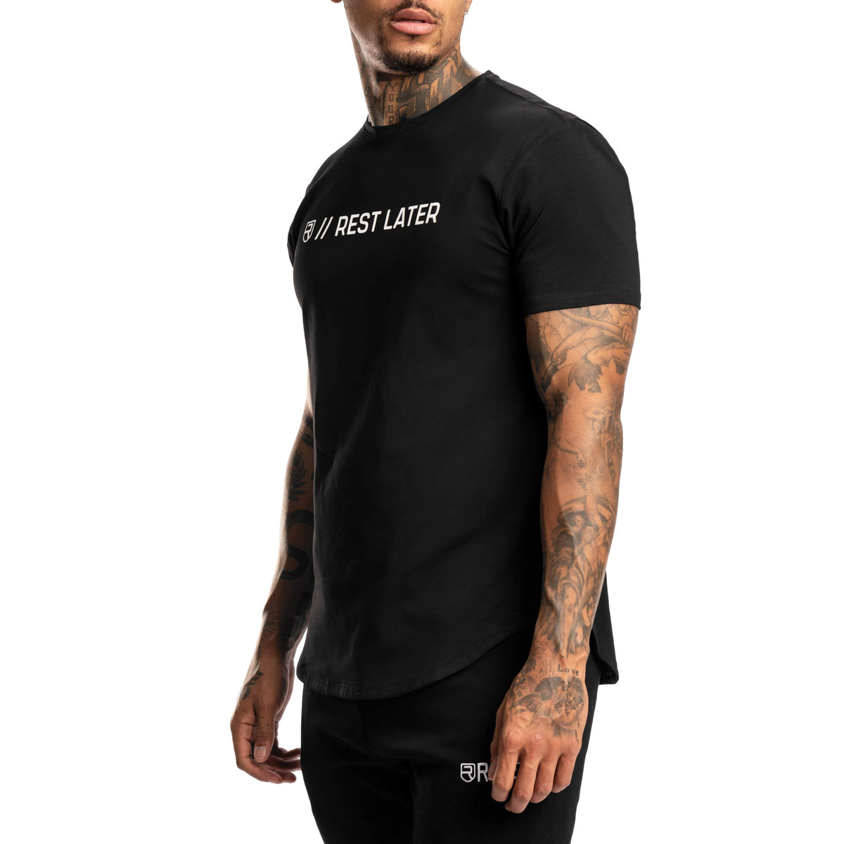 Rest Later T-Shirt - Black