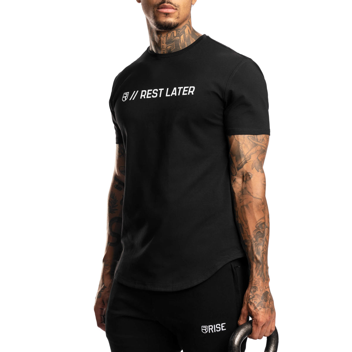 Rest Later T-Shirt - Black