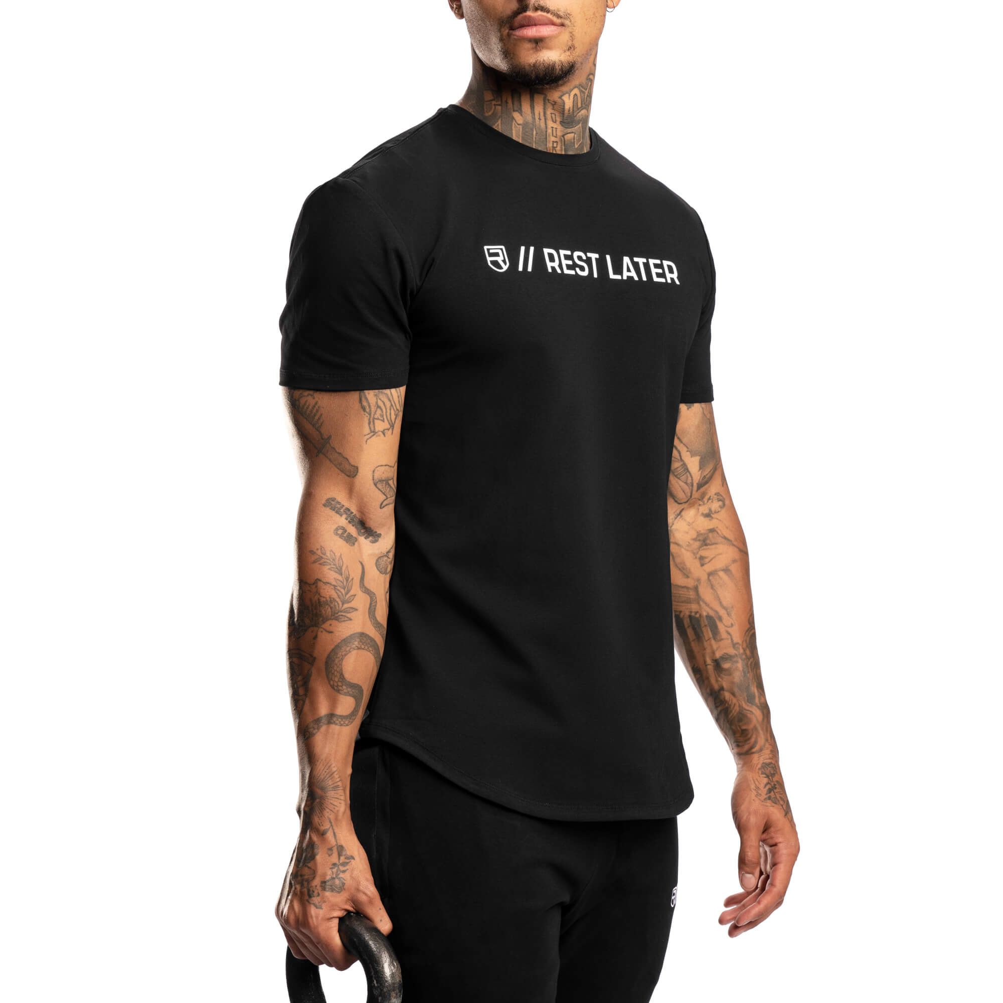 Rest Later T-Shirt - Black