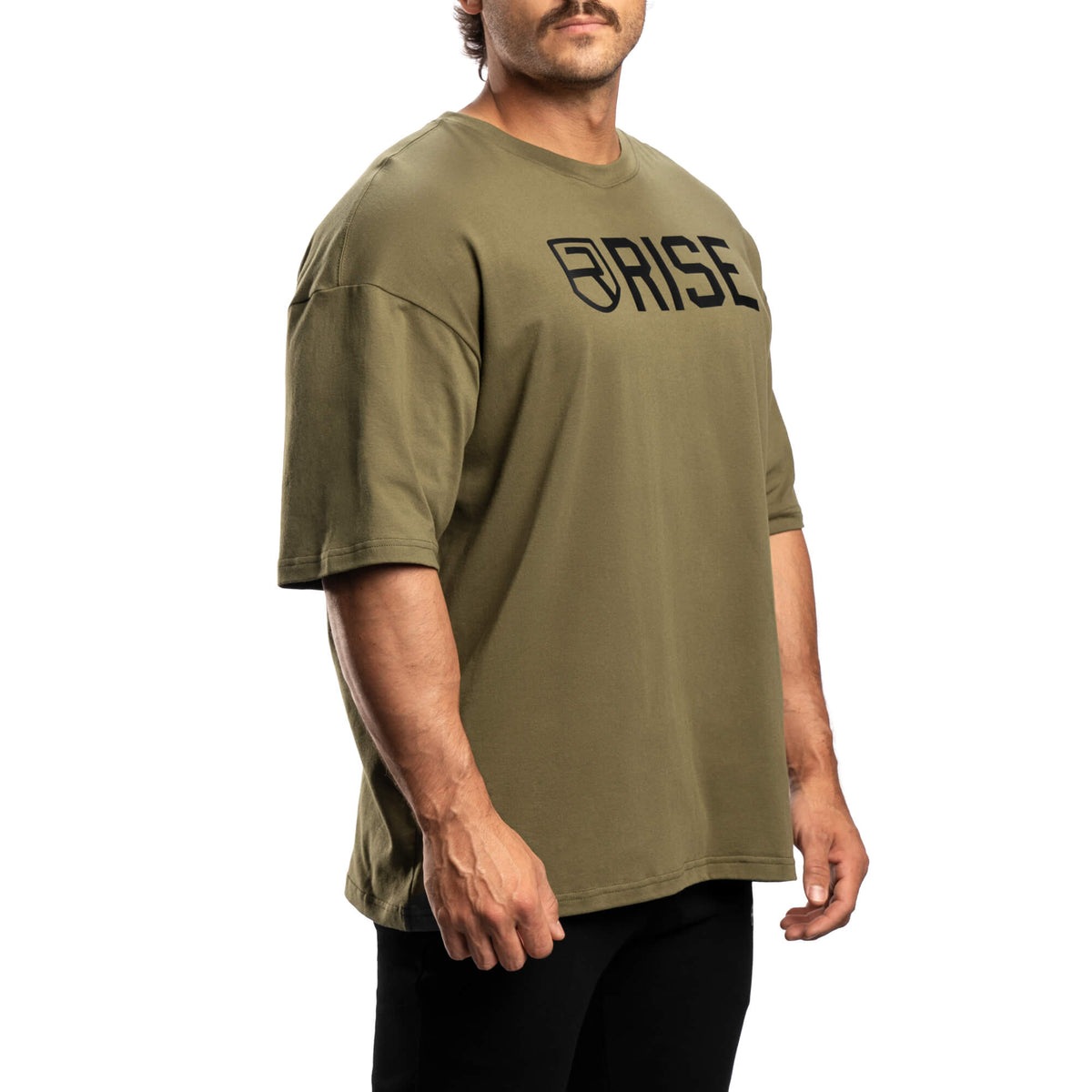 STILLAS JAZZ THING スウェット (ARMY GREEN L) Signature Oversized T-Shirt - Army Green - Rise