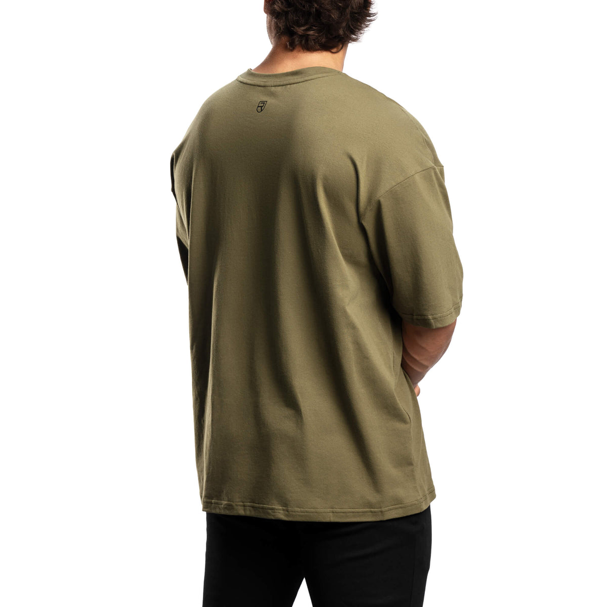 Signature Oversized T-Shirt - Army Green - Rise