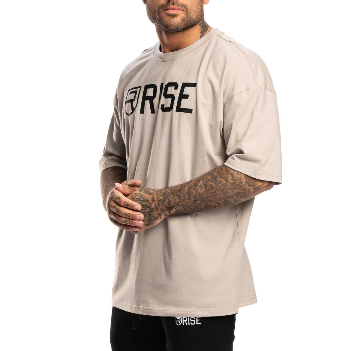 Signature Oversized T-Shirt - Sandstorm - Rise