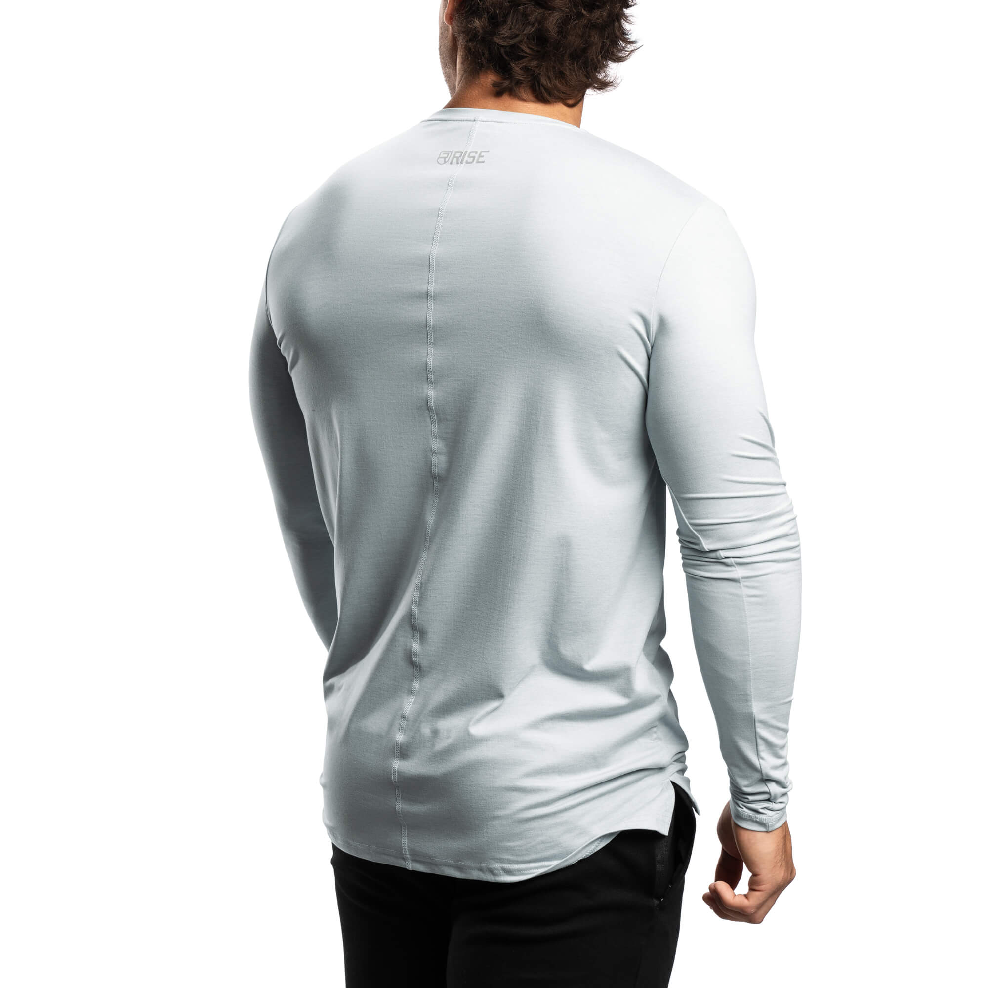 Softest Long Sleeve – Light Blue Marl
