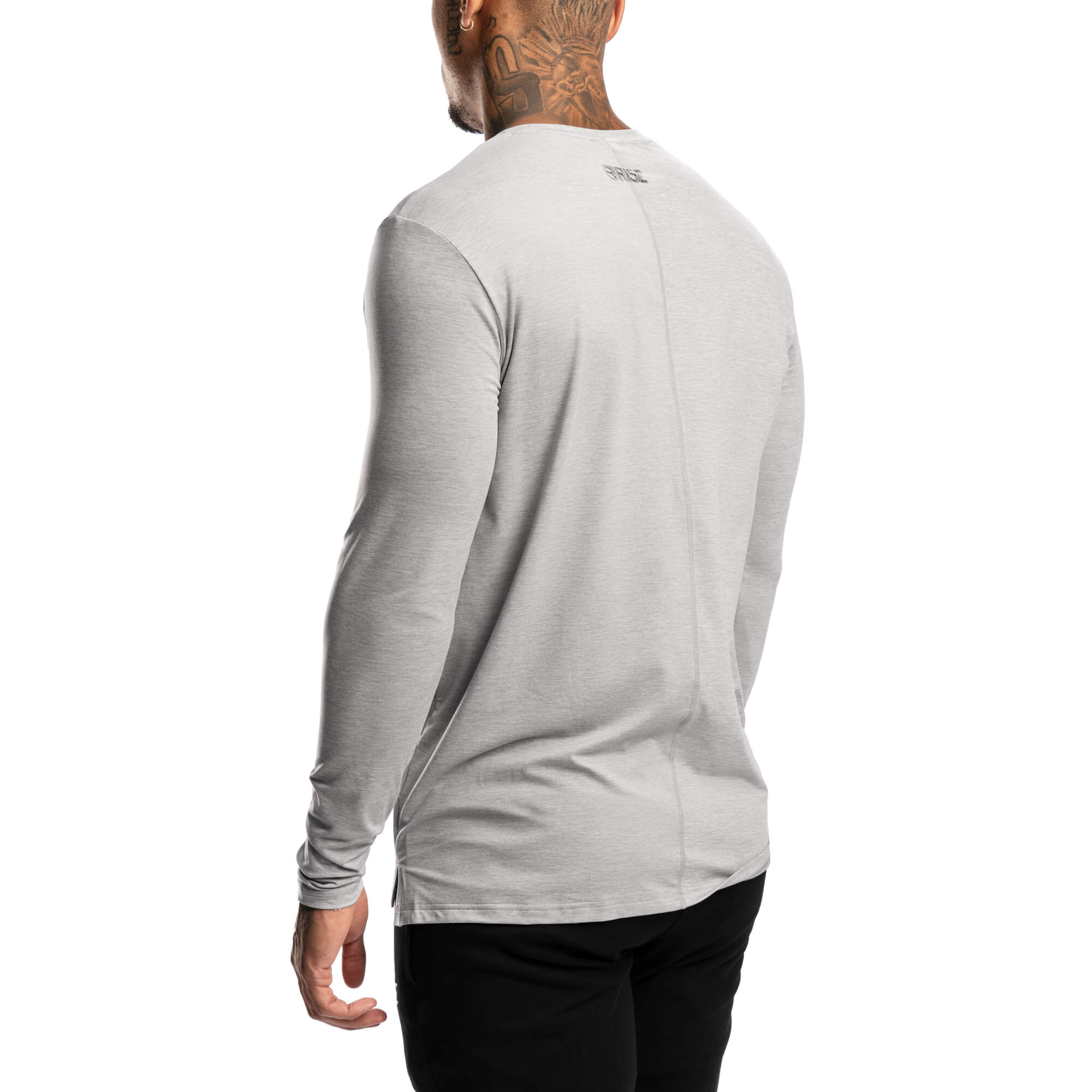 Softest Long Sleeve – Grey Marl