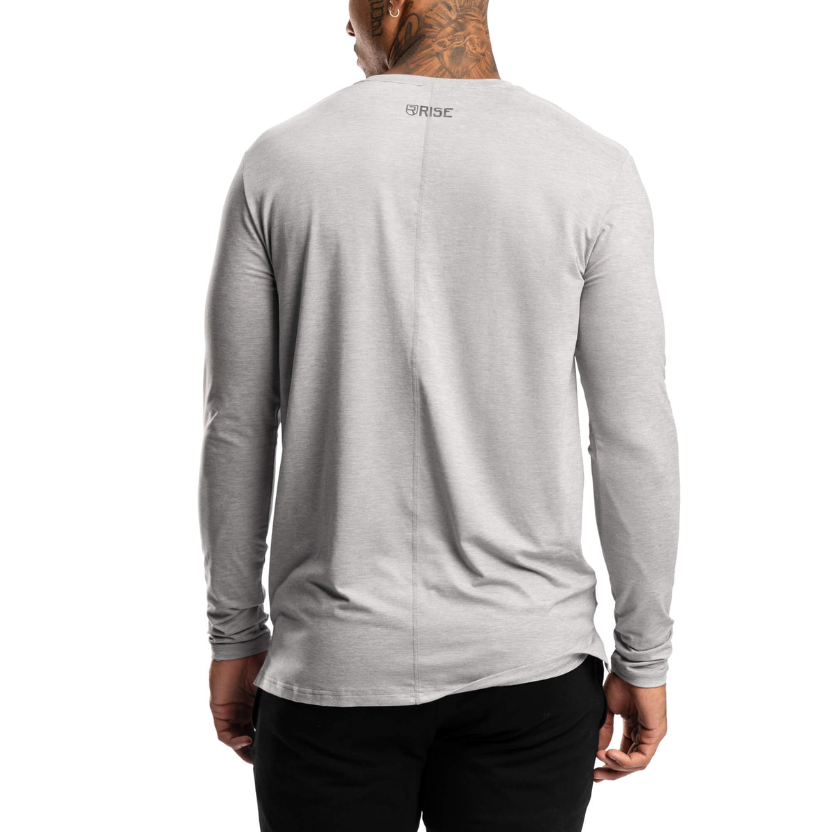 Softest Long Sleeve – Grey Marl