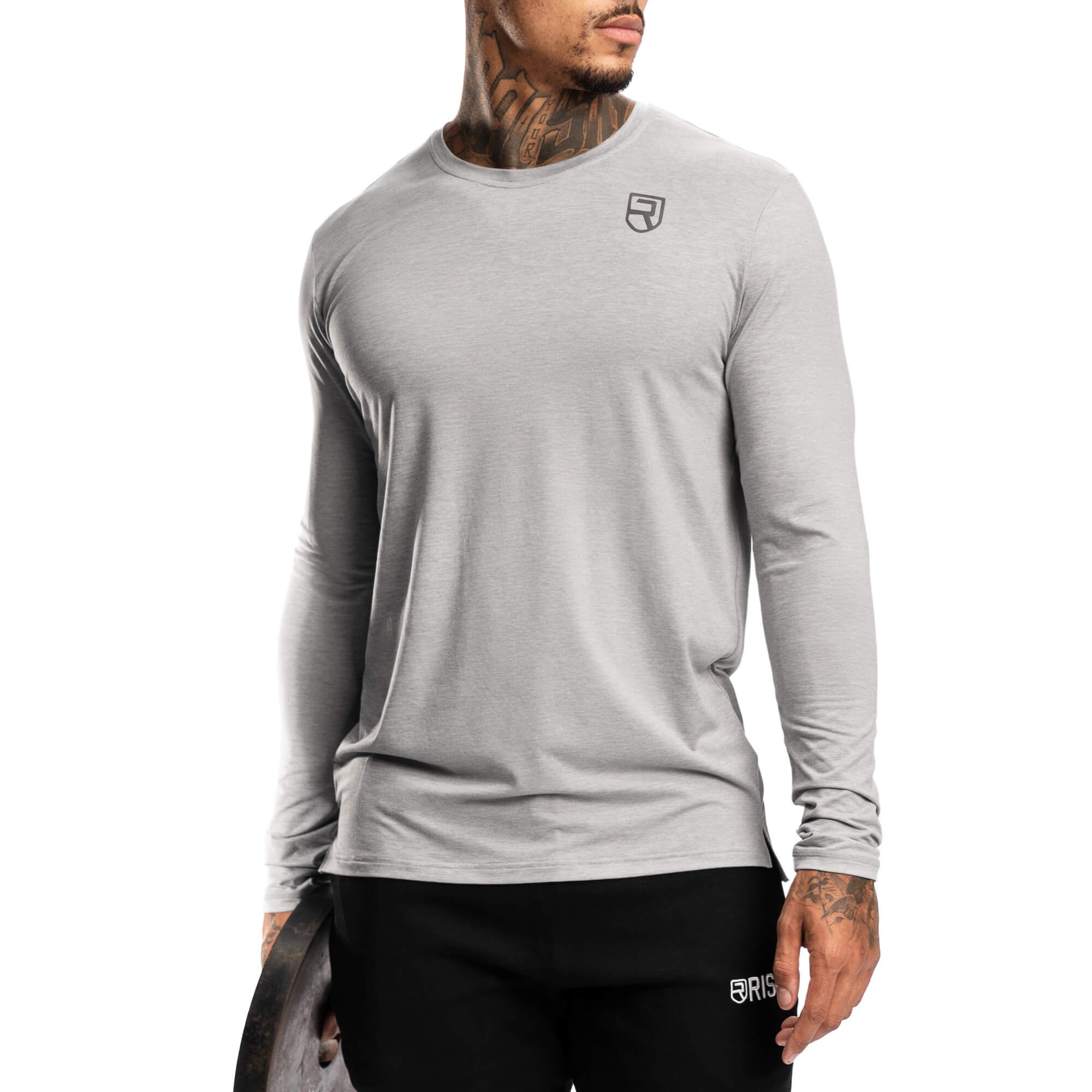 Softest Long Sleeve – Grey Marl