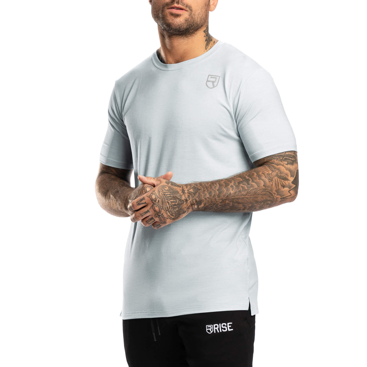 Softest T-Shirt – Light Blue Marl