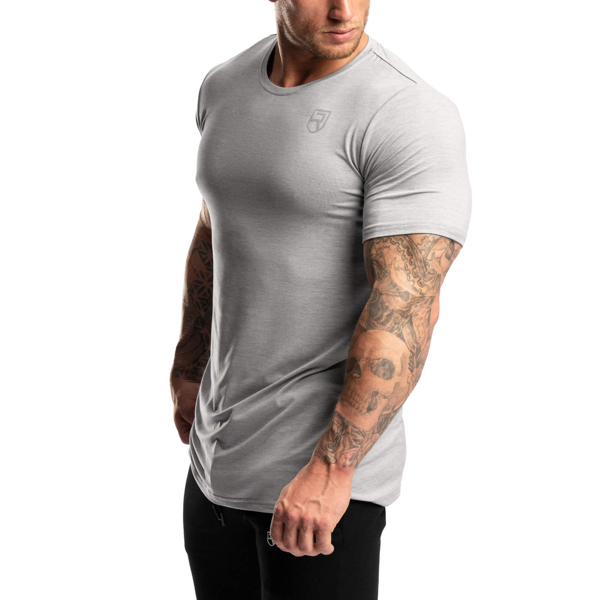 Softest T-Shirt – Grey Marl