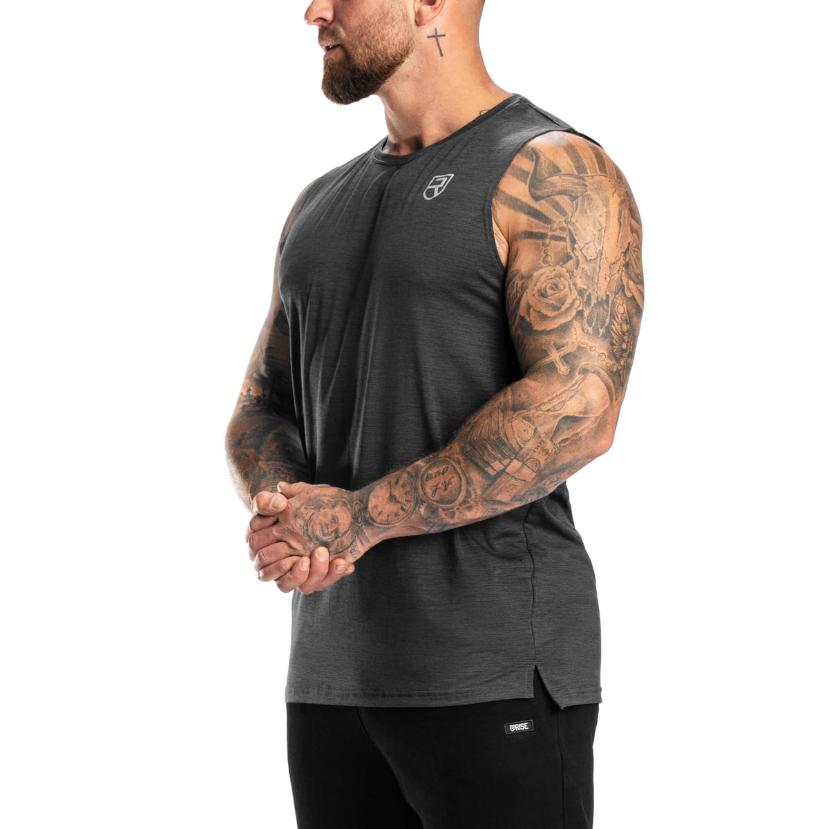 Softest Tank – Black Marl