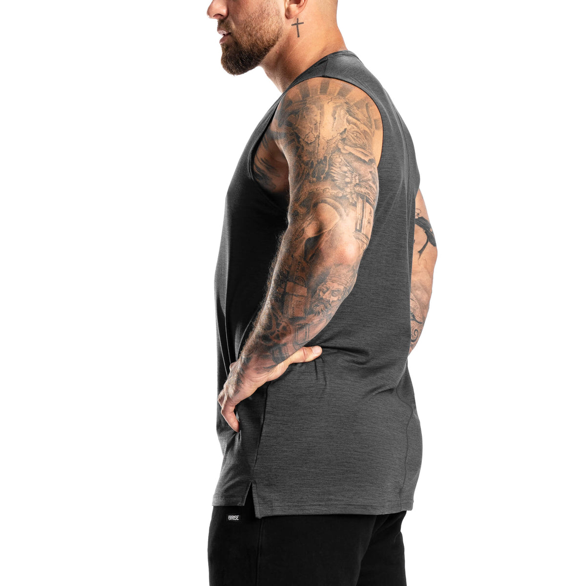 Softest Tank – Black Marl