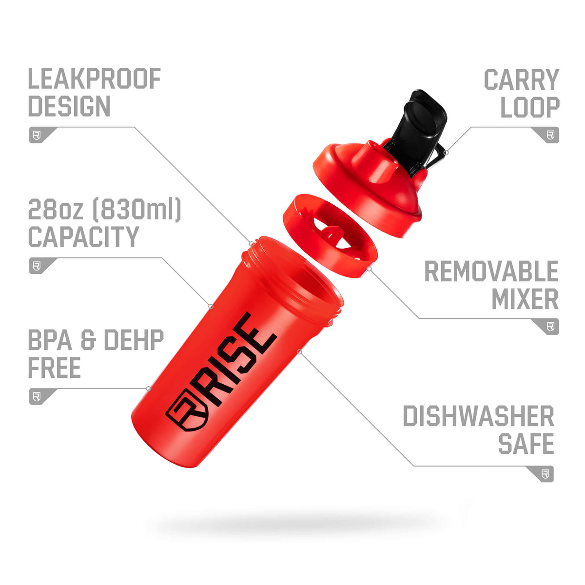 Classic Shaker - Red (5pk)