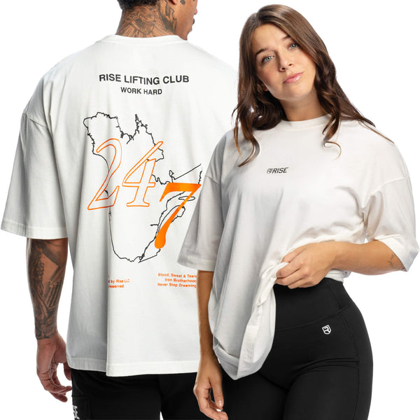 24/7 Oversized T-Shirt - Off-white - Rise